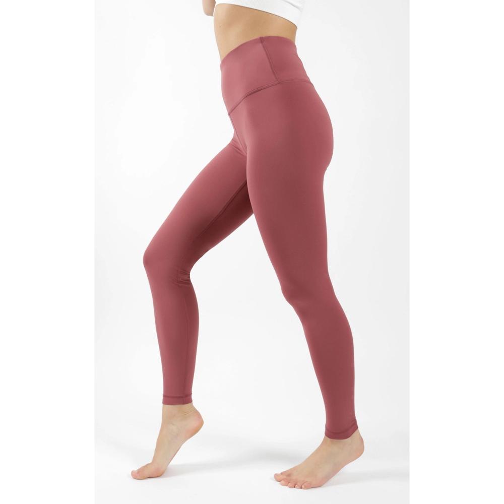 Yogalicious Womens High Waist Ultra Soft Nude Tech Leggings for Women - Rouge Blush - Medium Product Image