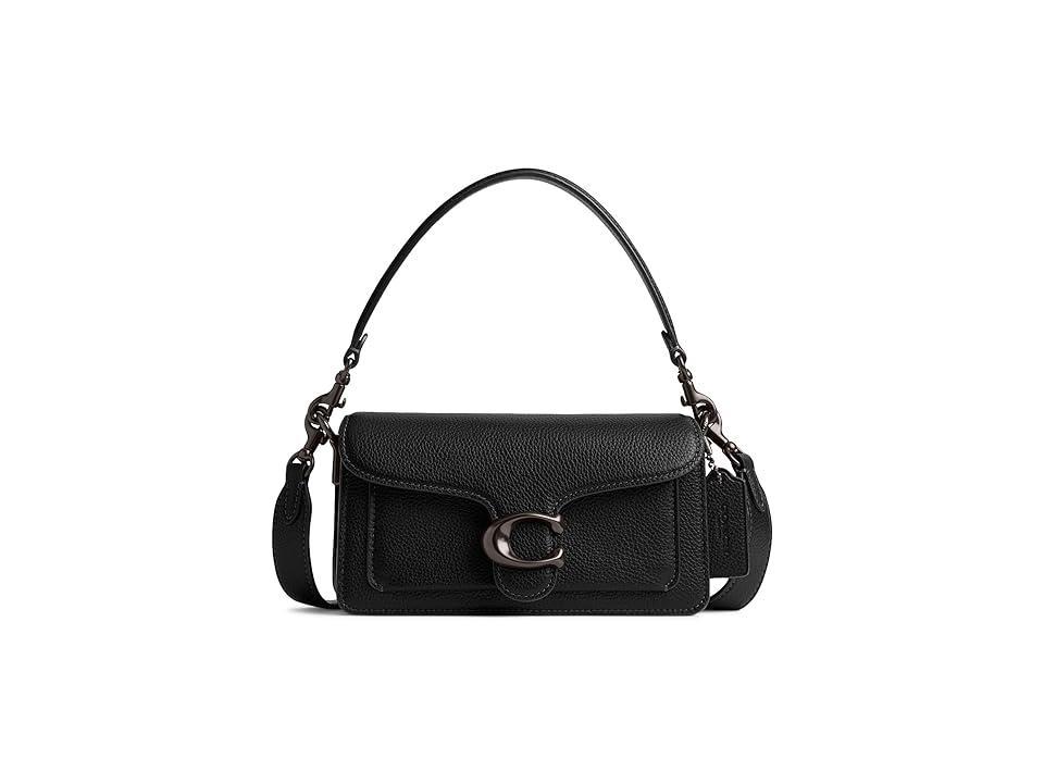 Womens Tabby Polished Pebble Leather Shoulder Bag 20 Product Image