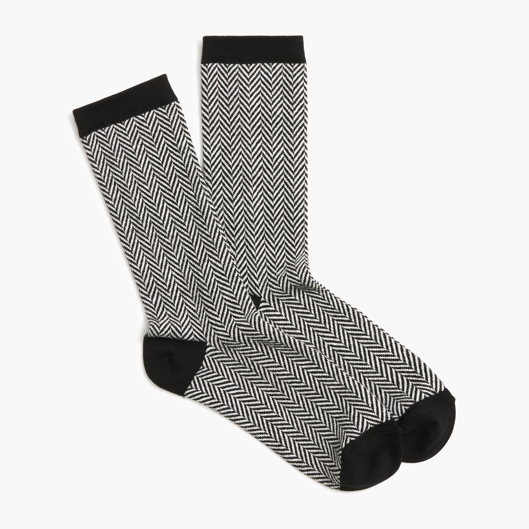 Herringbone trouser socks Product Image