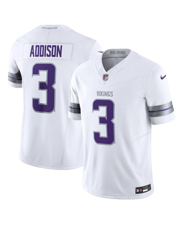 Nike Jordan Mens Addison White Minnesota Vikings Alternate Vapor F.u.s.e. Limited Jersey - White Product Image