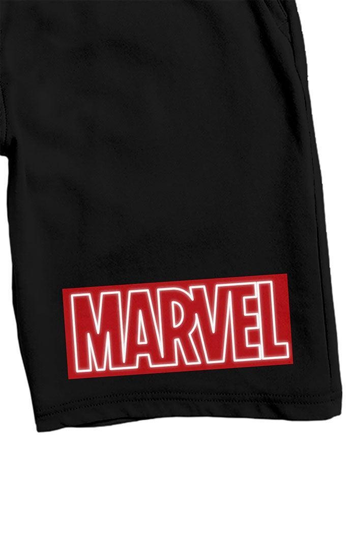 Mens Marvel Comics Logo Pajama Shorts Product Image