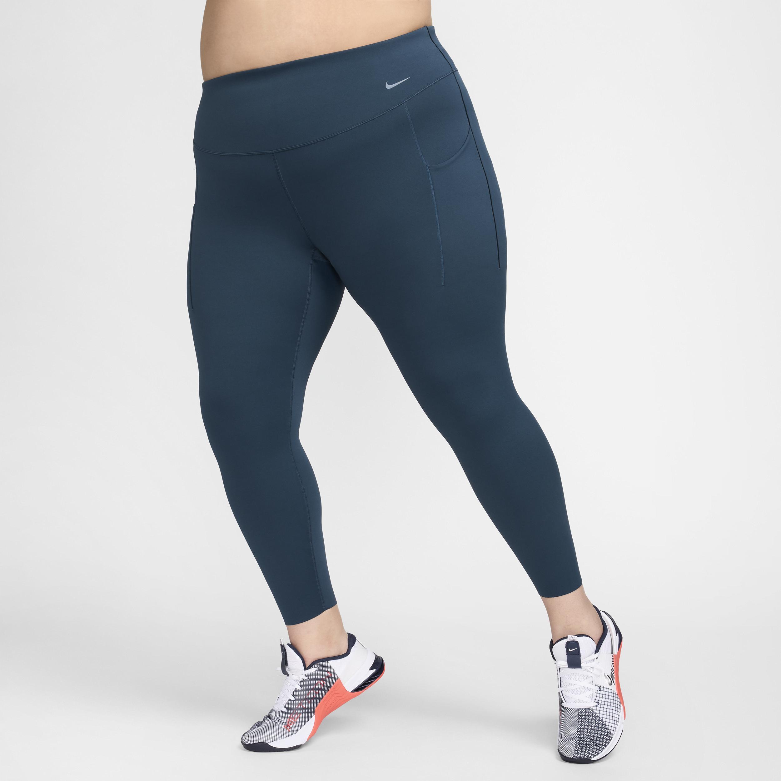 Nike Women's Universa Medium-Support High-Waisted 7/8 Leggings with Pockets (Plus Size) Product Image