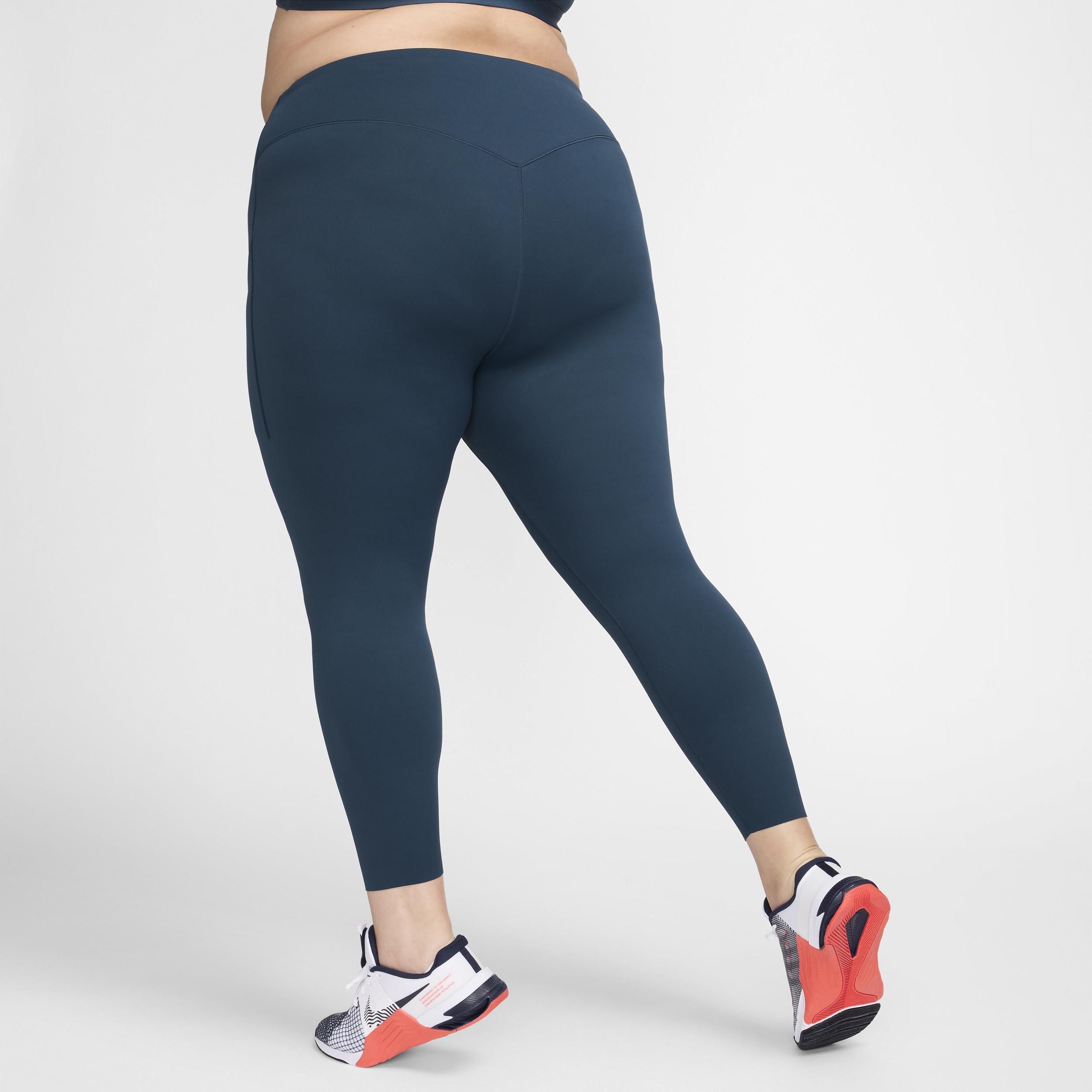 Nike Women's Universa Medium-Support High-Waisted 7/8 Leggings with Pockets (Plus Size) Product Image