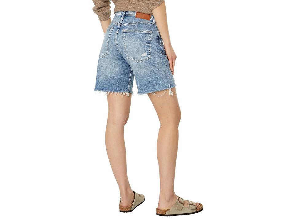 Lucky Brand 90s Ripped Loose Denim Shorts Product Image