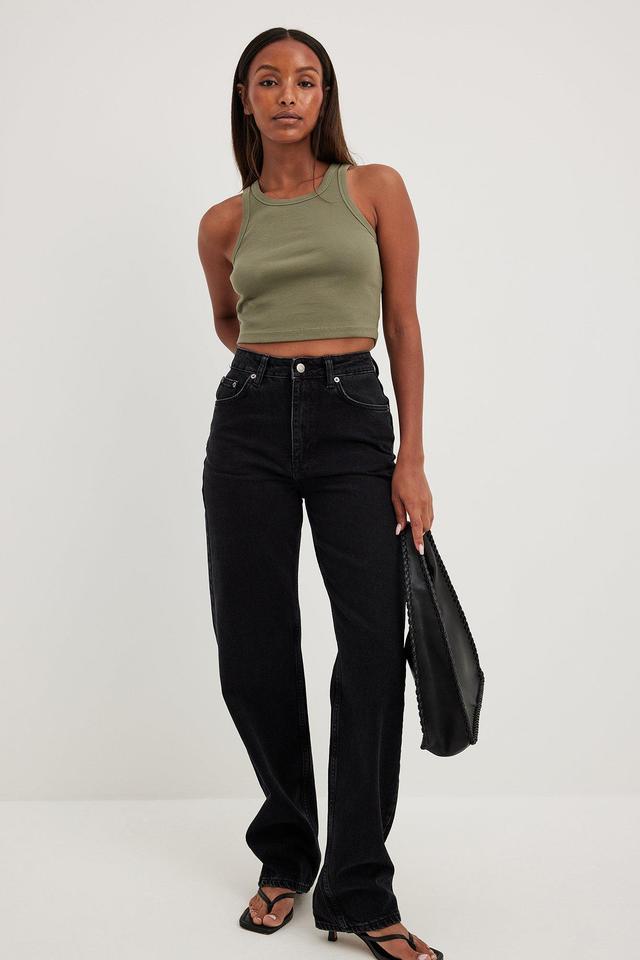 Ribbed Cropped Tank Product Image