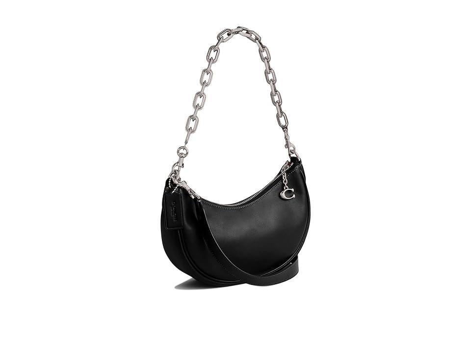 Womens Mira Leather Chain Shoulder Bag Product Image