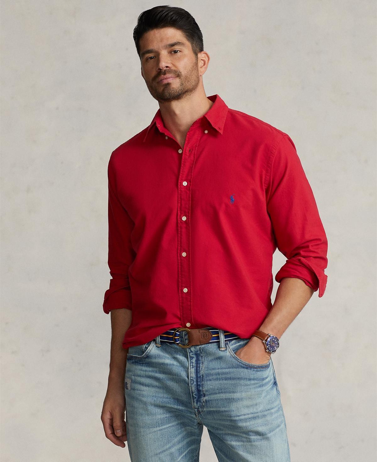 Polo Ralph Lauren Mens Big & Tall Garment-Dyed Oxford Shirt Product Image