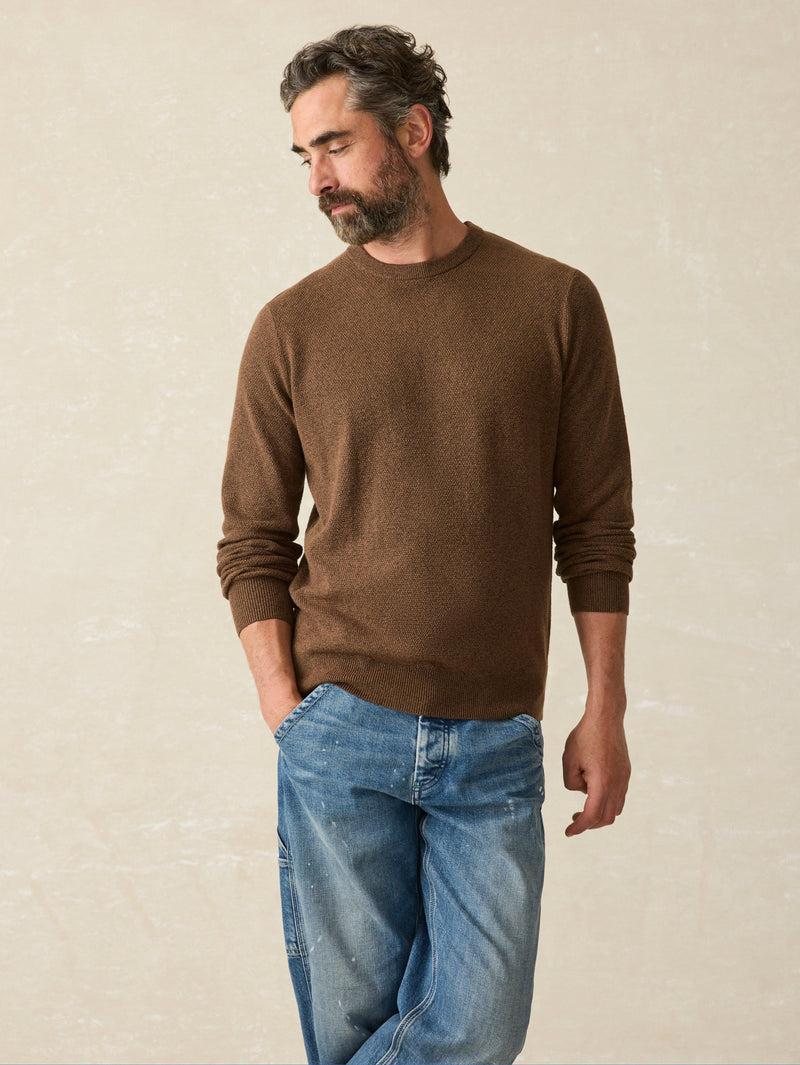 Jackson Crew Sweater - Trail Brown Heather Product Image