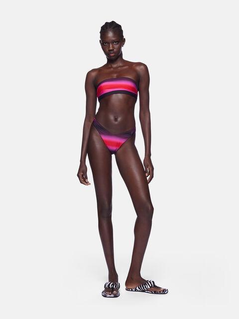 Red, black and fuchsia bikini Product Image