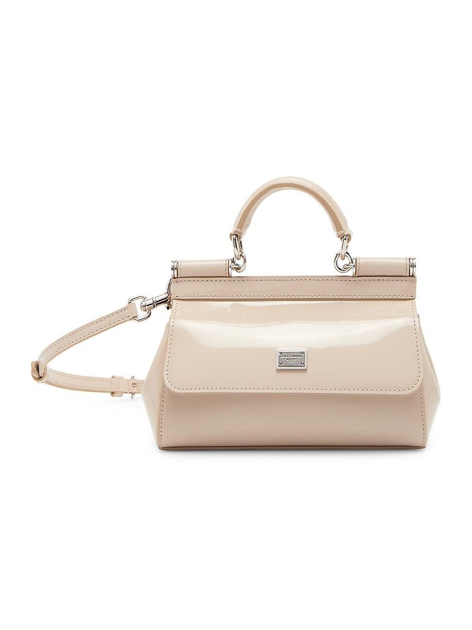 Womens Small East West Patent Leather Top Handle Bag Product Image