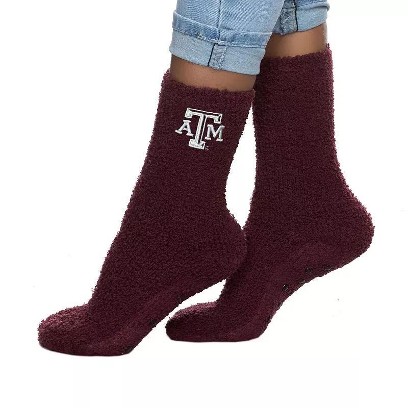 Womens ZooZatz Texas A&M Aggies Fuzzy Team Crew Socks Product Image