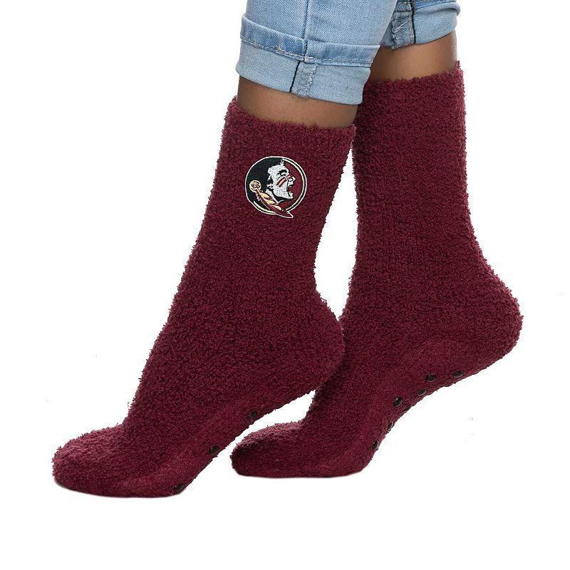 Womens ZooZatz Florida State Seminoles Fuzzy Team Crew Socks Product Image