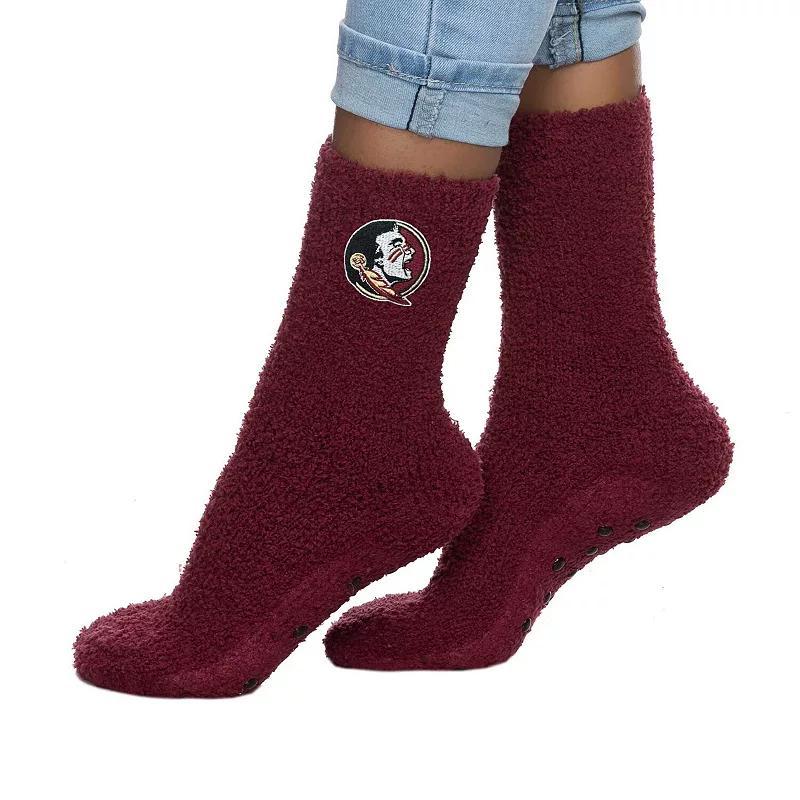 Womens ZooZatz Florida State Seminoles Fuzzy Team Crew Socks Product Image