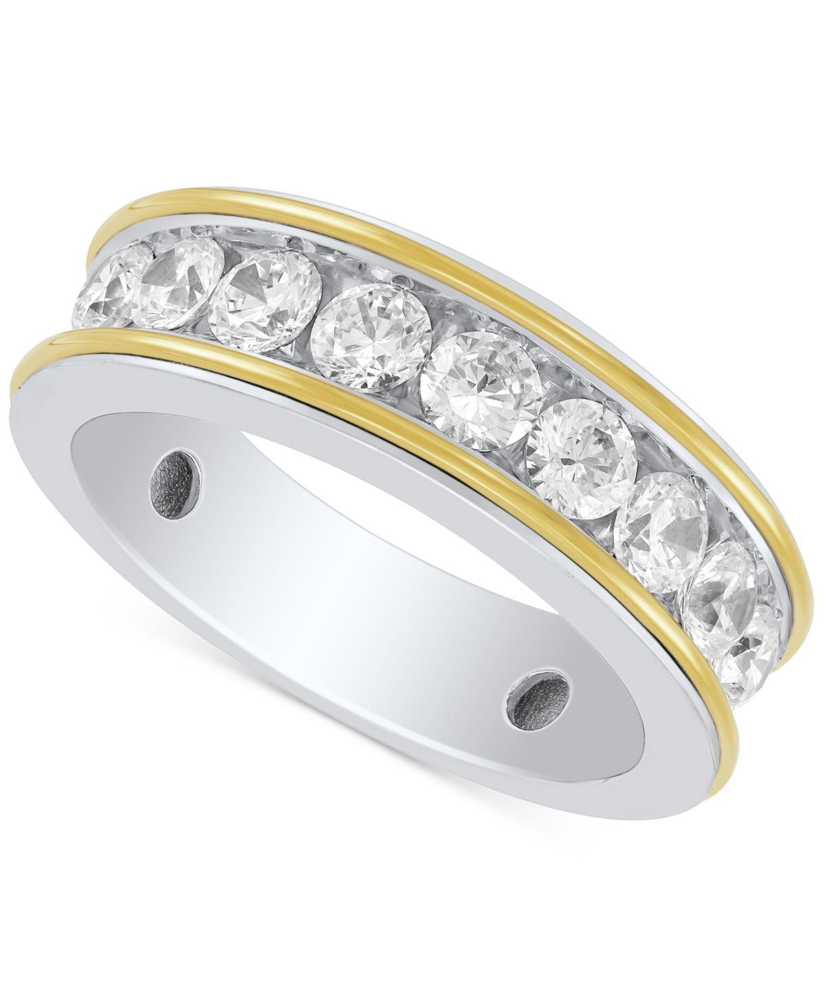 Grown With Love Mens Lab Grown Diamond Band (1-1/2 ct. t.w.) in 10k Gold White Gold Product Image