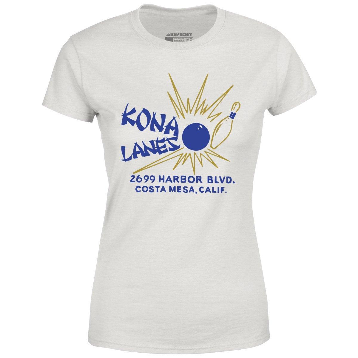 Kona Lanes v2 - Costa Mesa, CA - Vintage Bowling Alley - Women's T-Shirt Female Product Image