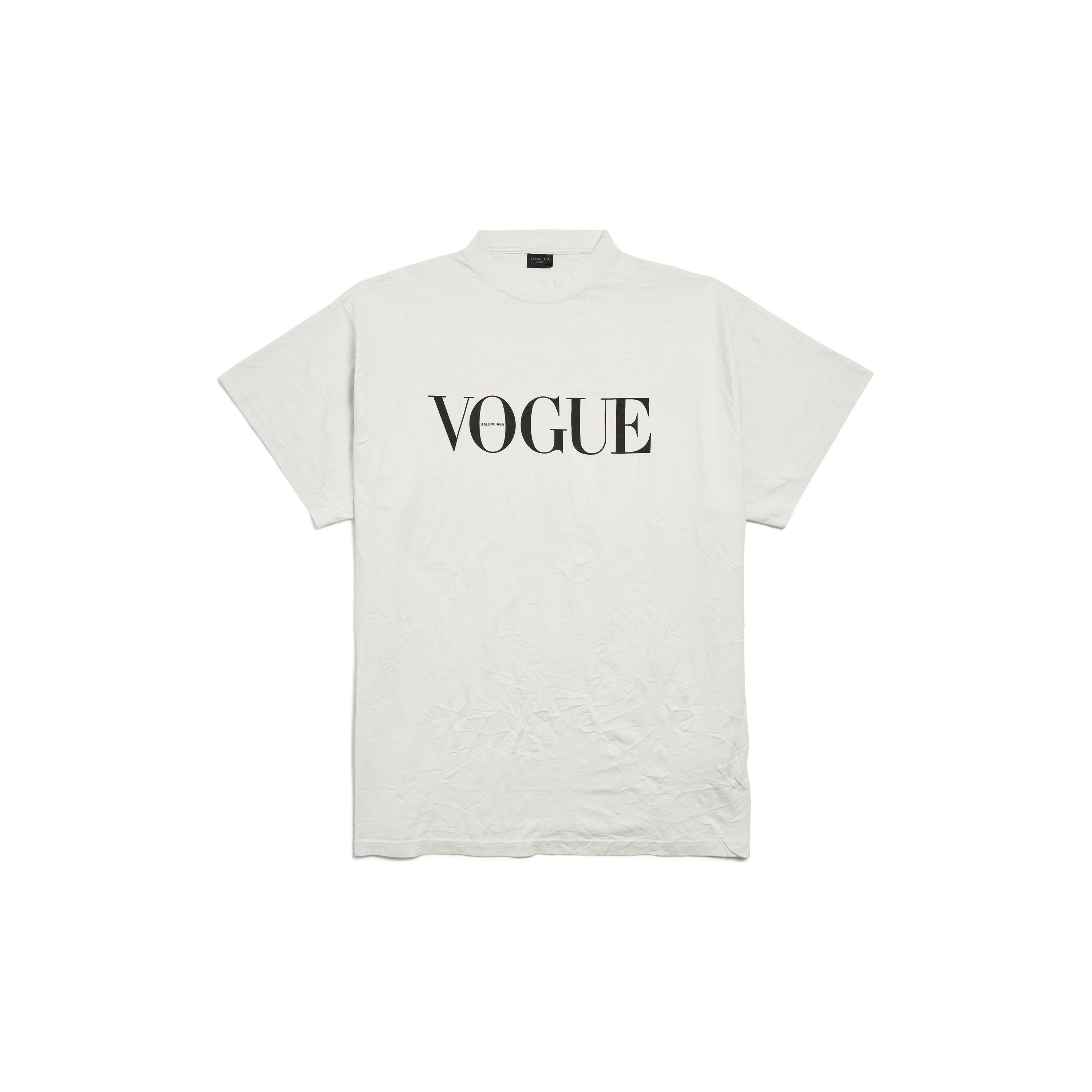 Balenciaga | Vogue T-shirt Oversized in Dirty White Product Image