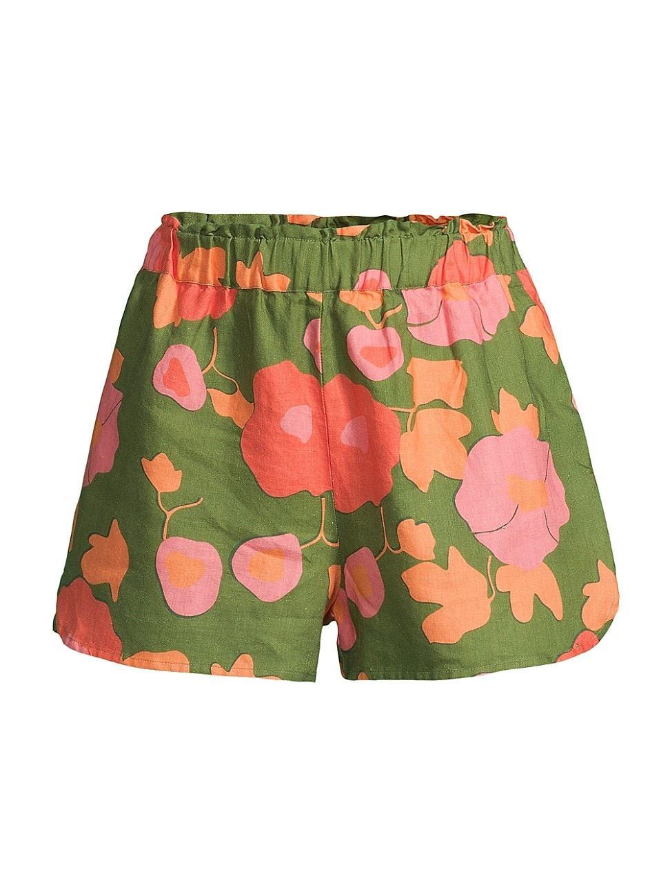 Womens Lucy Linen Shorts Product Image