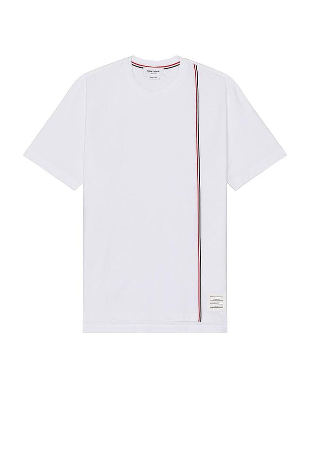 Thom Browne Rwb Stripe Short Sleeve Shirt Product Image