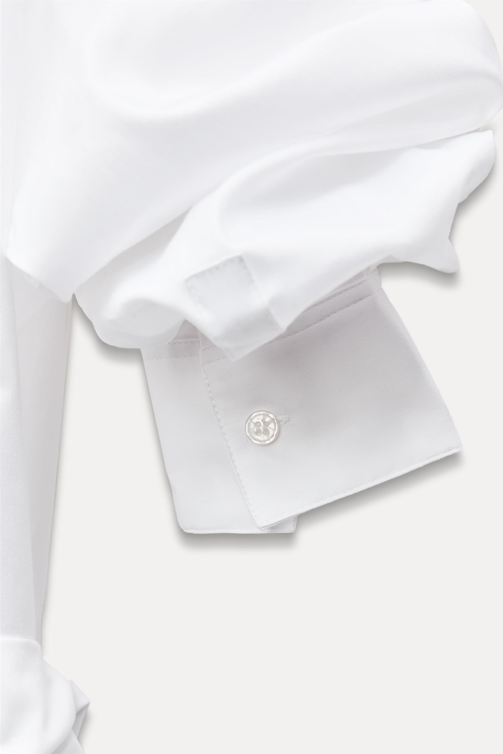 TIED POPLIN SHIRT ZW COLLECTION Product Image