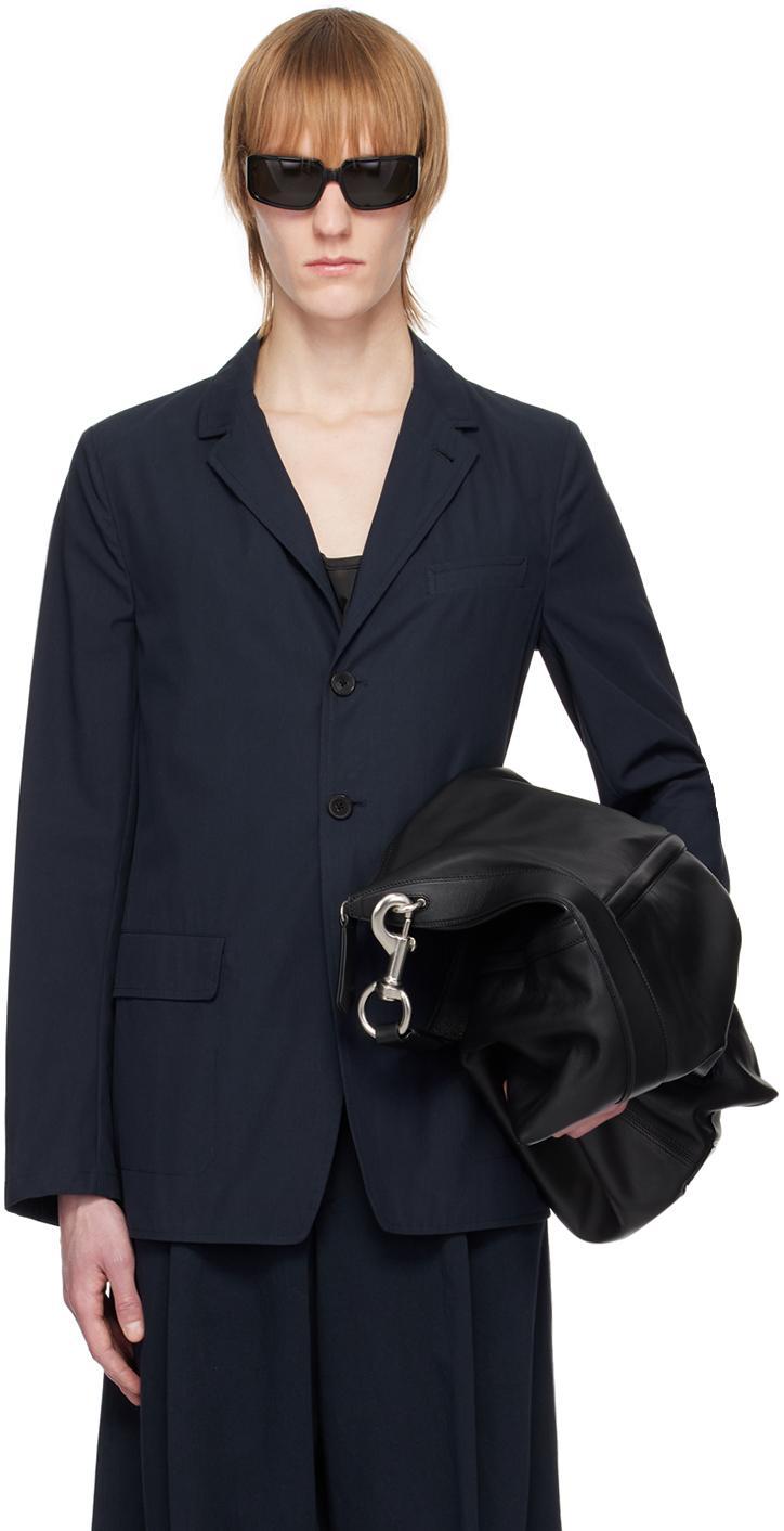 Navy Notched Blazer In 509 Navy Product Image