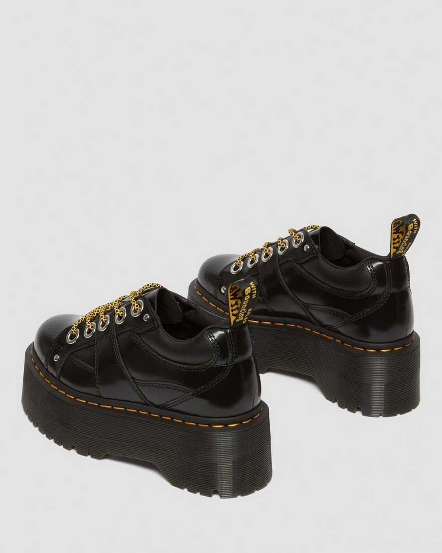 5-Eye Max Buttero Leather Platform Shoes Product Image