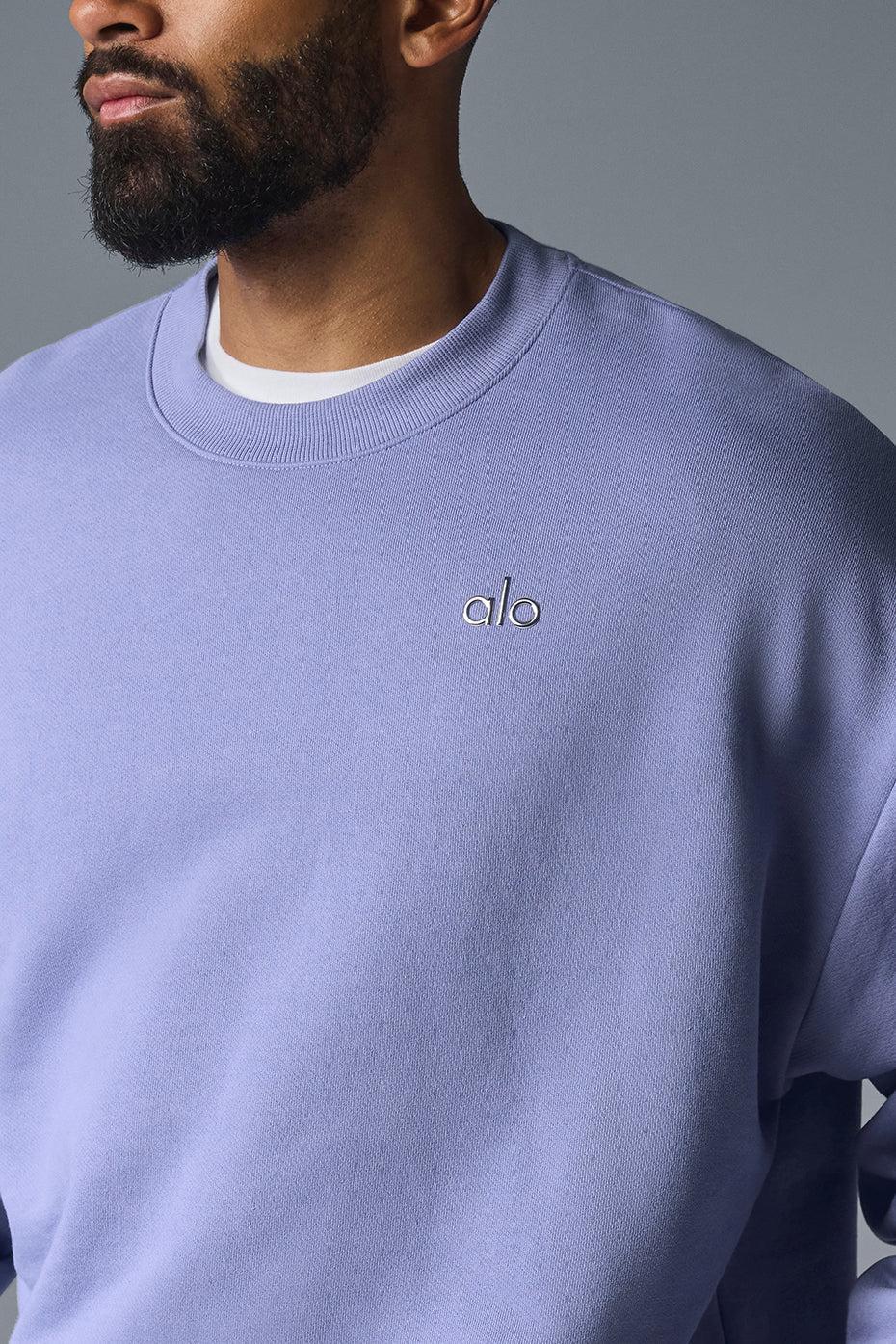 Accolade Crew Neck Pullover - Lilac Blue Male Product Image