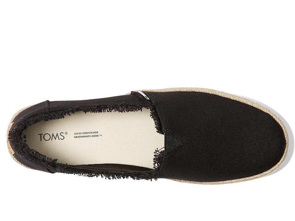 Toms Womens Valencia Canvas Platform Espadrilles Womens Shoes Product Image