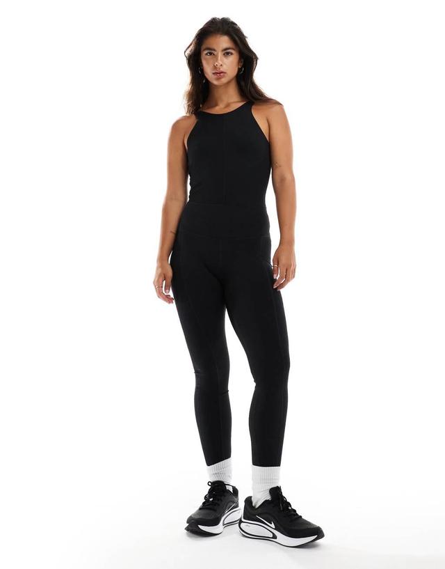 Nike Training One bodysuit in black Product Image