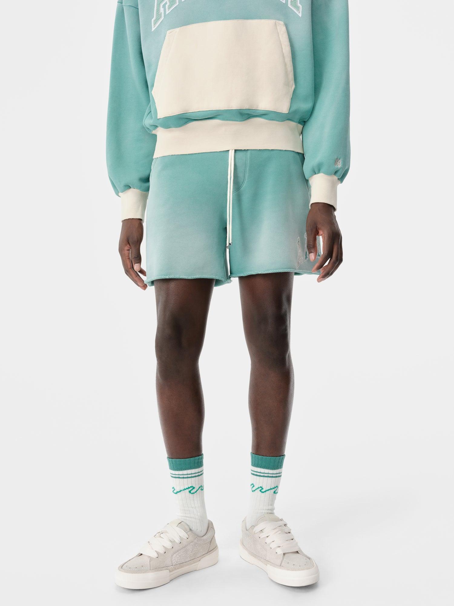 AMIRI VINTAGE COLLEGIATE SHORT - Sea Blue Male Product Image