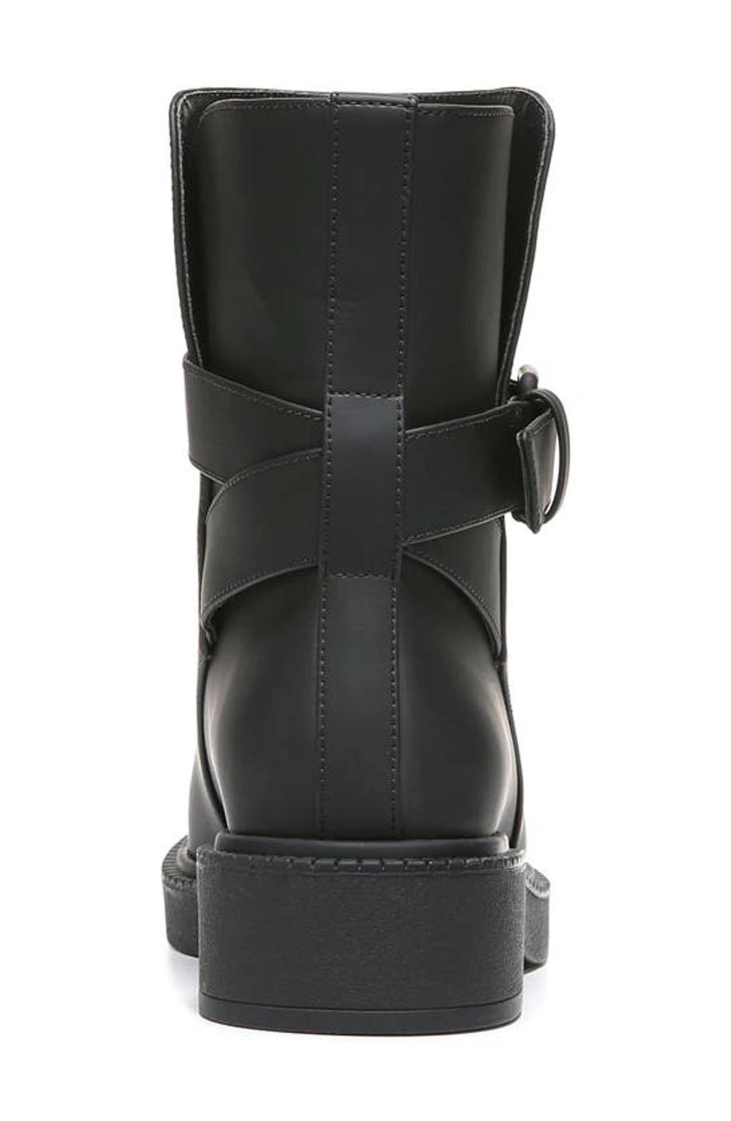 VINCE Kaelyn Water-resistant Leather Buckle Boots In Nocolor Product Image