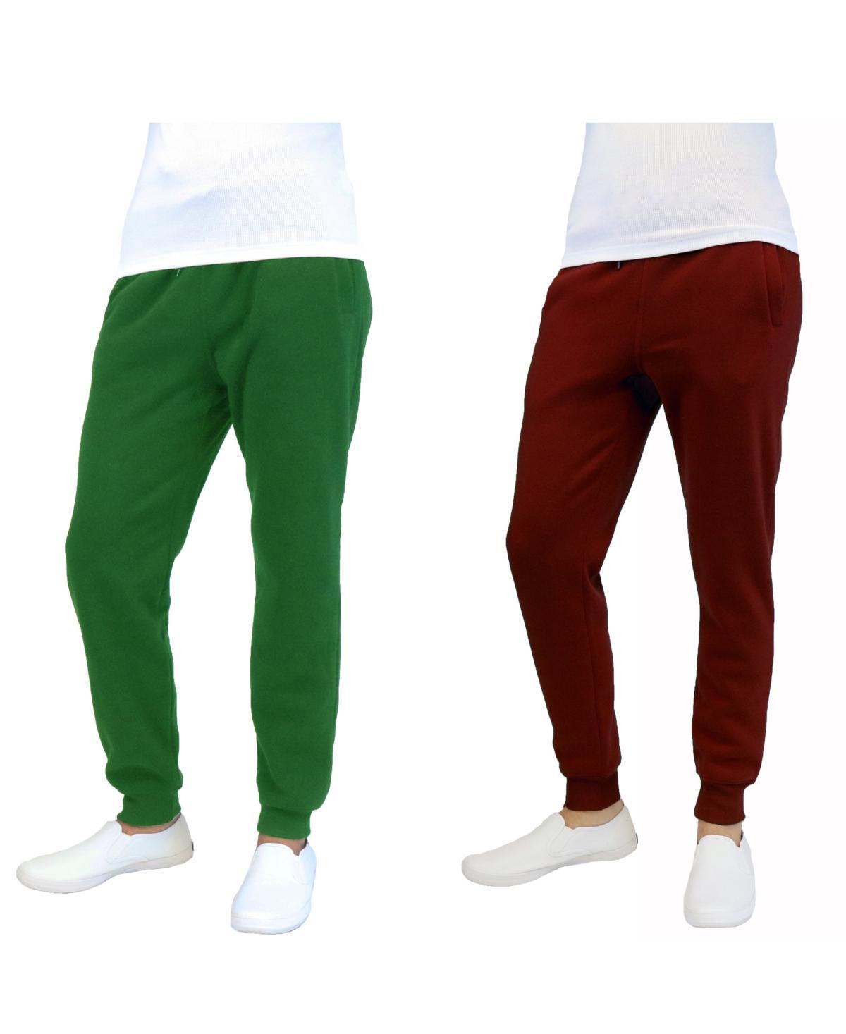 Galaxy By Harvic Mens 2-Packs Slim-Fit Fleece Jogger Sweatpants Product Image