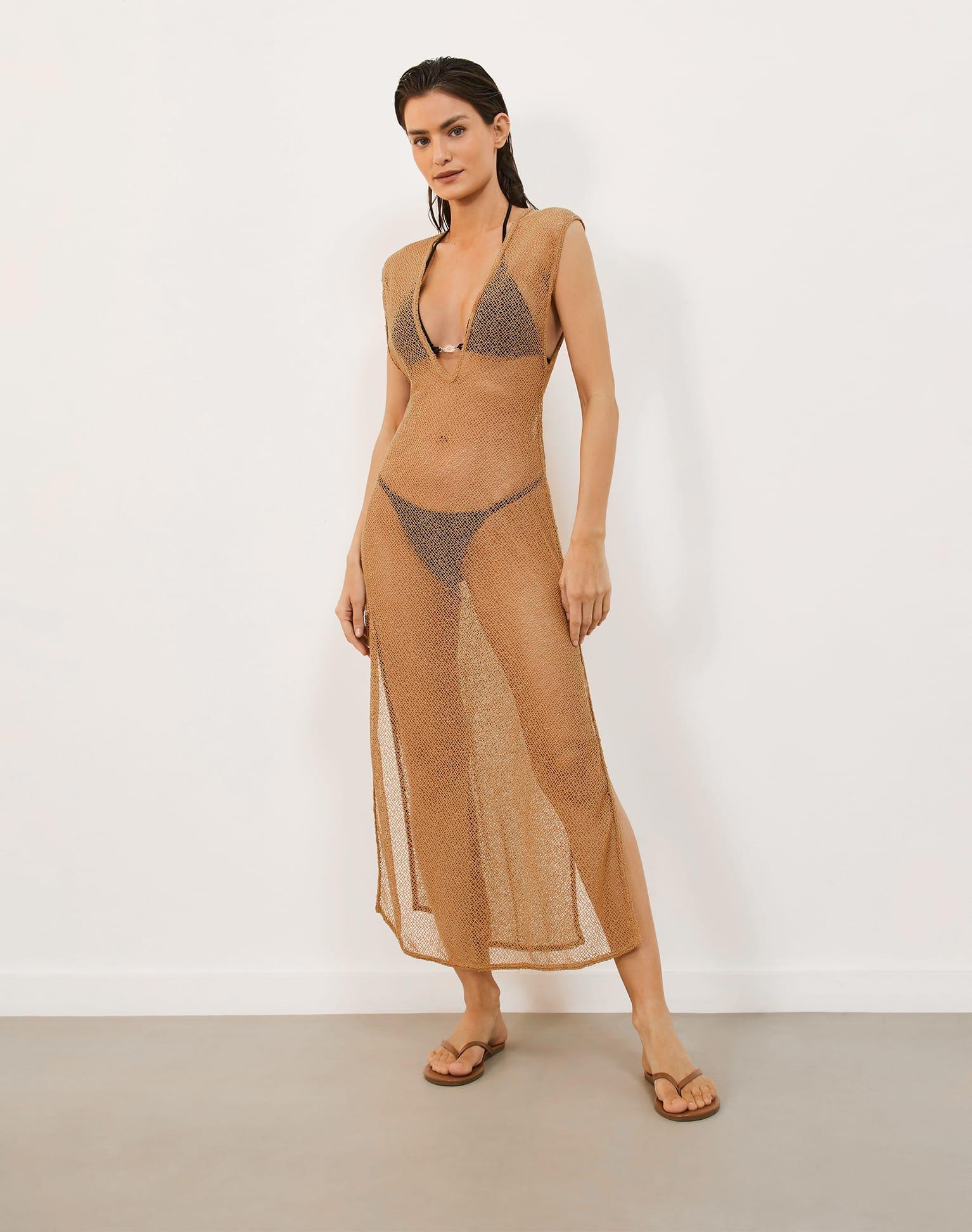 Kimmy Long Cover Up - Dark Desert Product Image