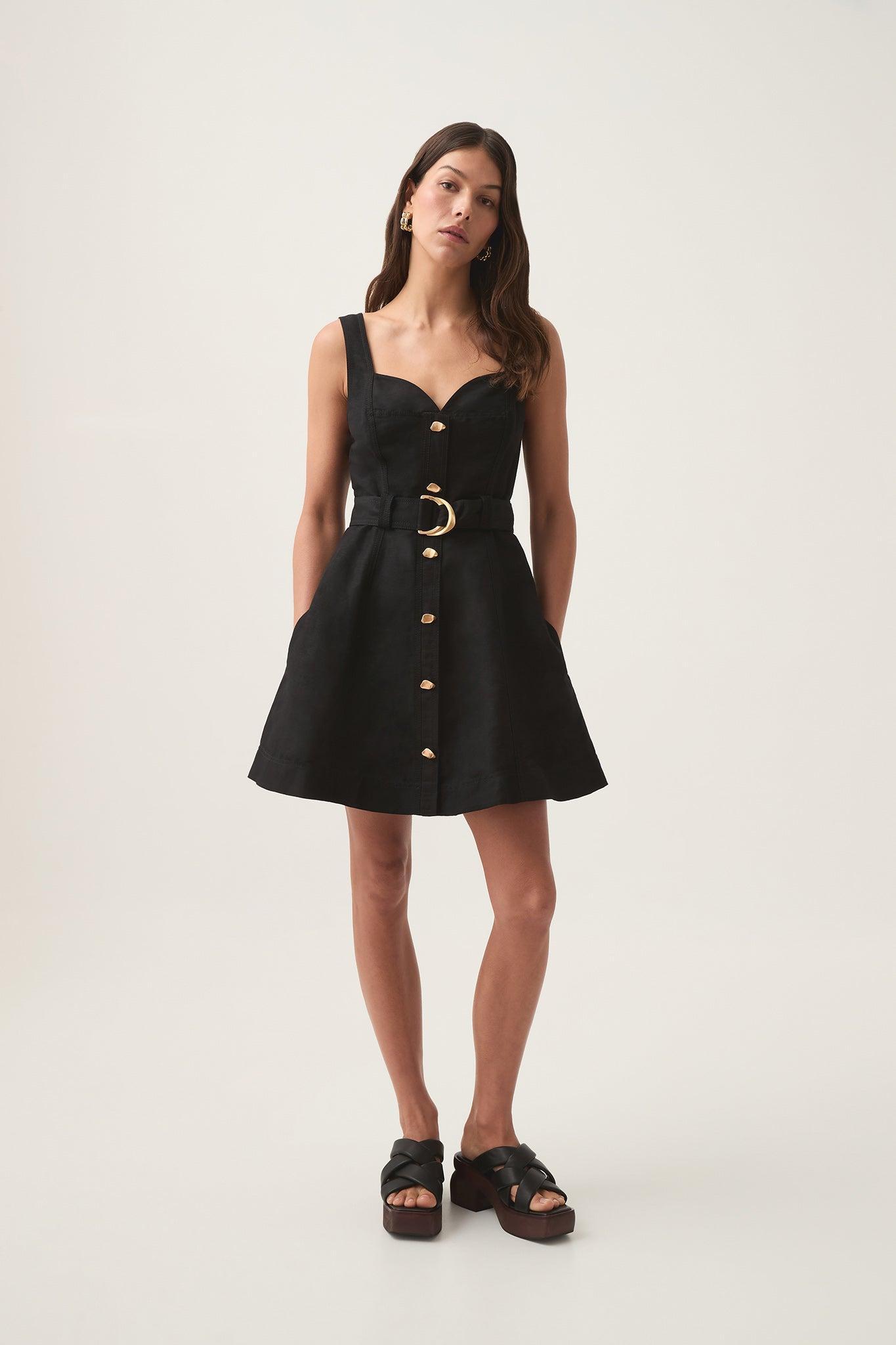 Clay Belted Mini Dress Product Image