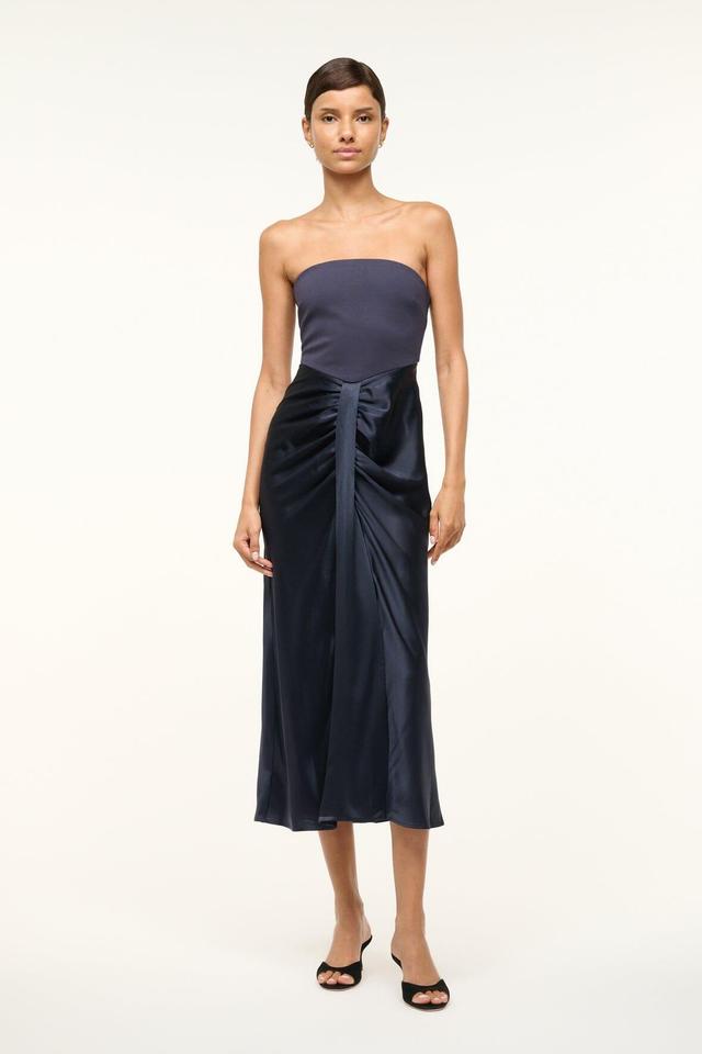 MIDI WAYFARING DRESS | NAVY Product Image