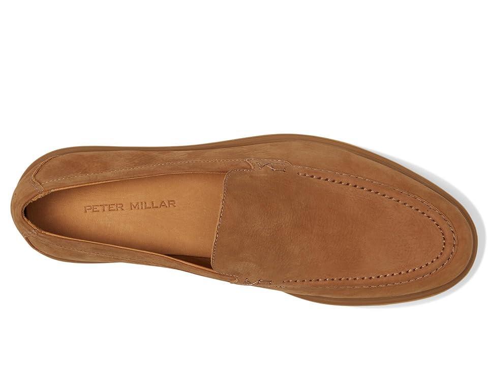 Peter Millar Mens Excursionist Nubuck Venetian Loafer | Color: British Tan | Size: 12 Product Image