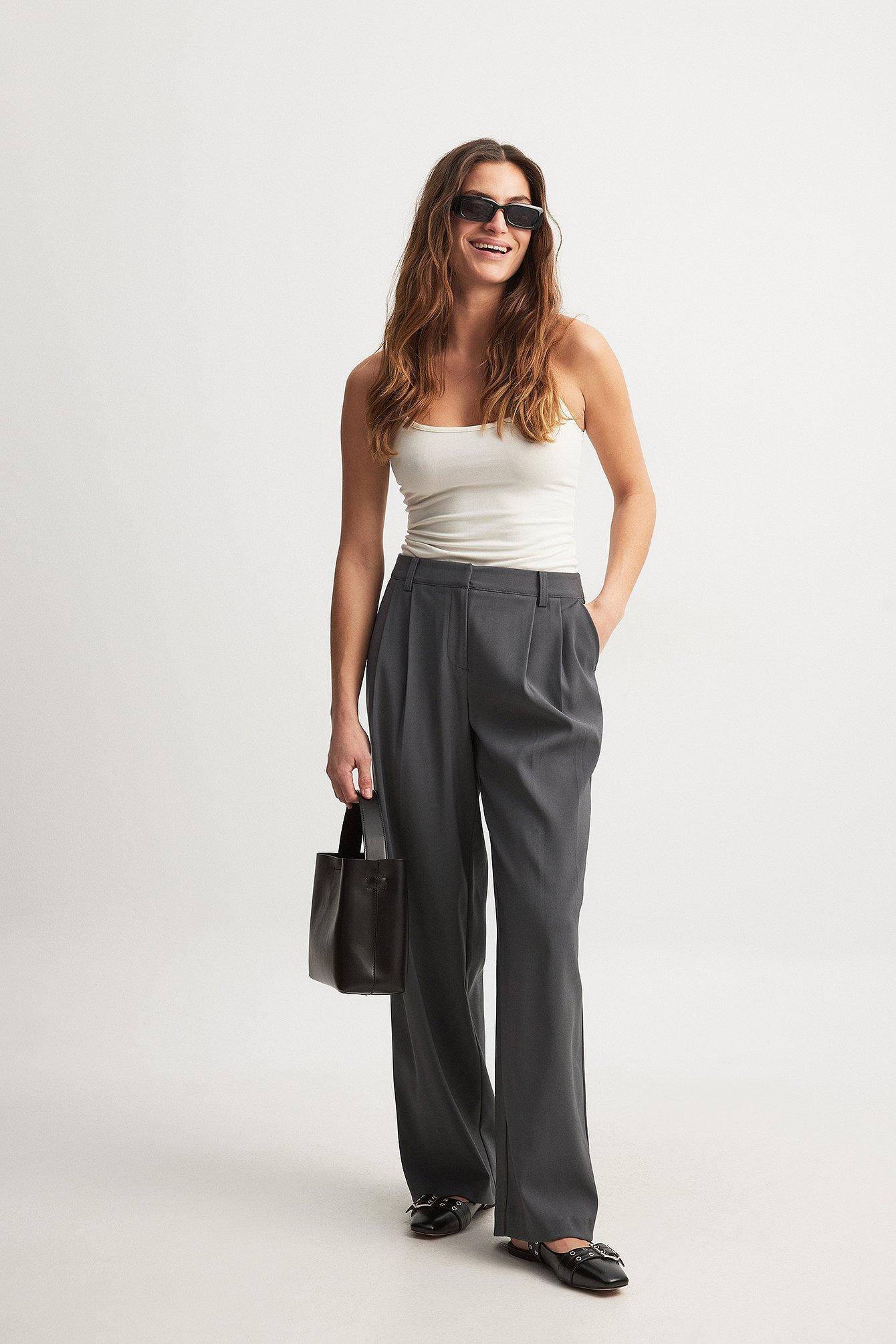 Low Waist Suit Pants Product Image