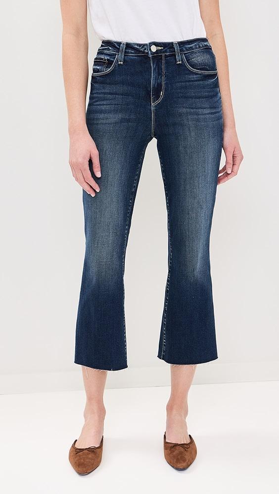 L'AGENCE Kendra Crop Flare Jeans | Shopbop Product Image