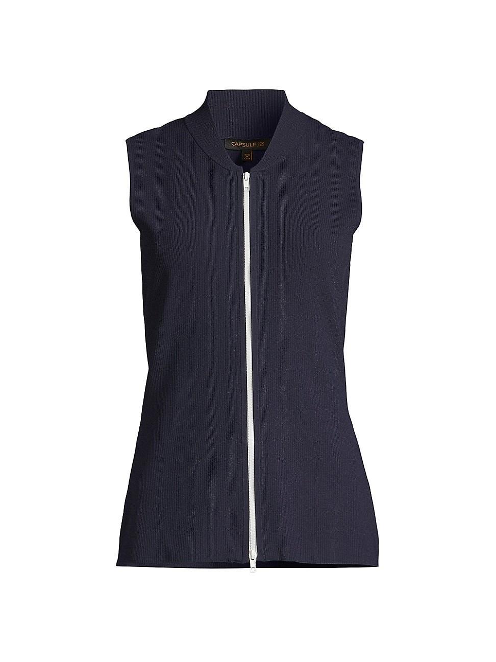 Womens Star Zip Vest Product Image