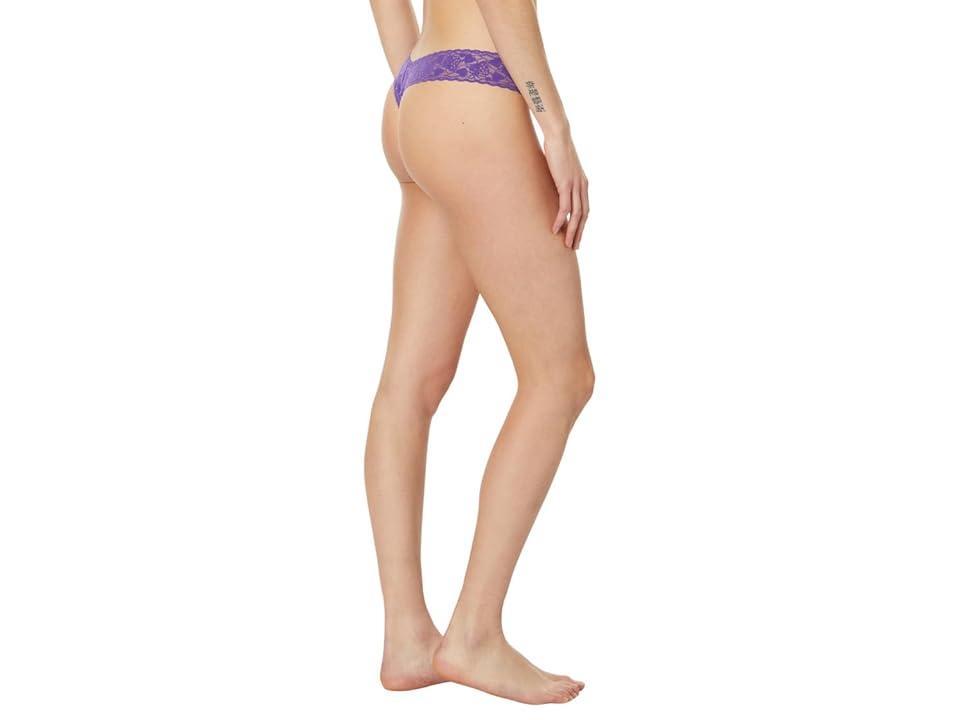 Hanky Panky Berry in Love Low Rise Thong (Raw Amethyst ) Women's Underwear Product Image