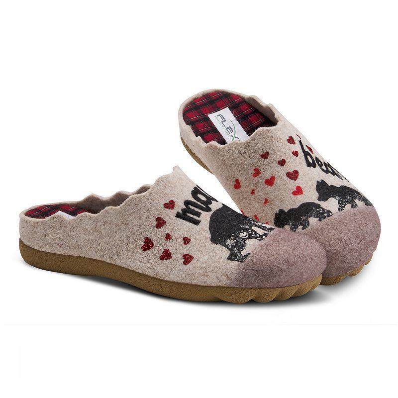 Flexus by Spring Step Mamabear Womens Slippers Brown Product Image