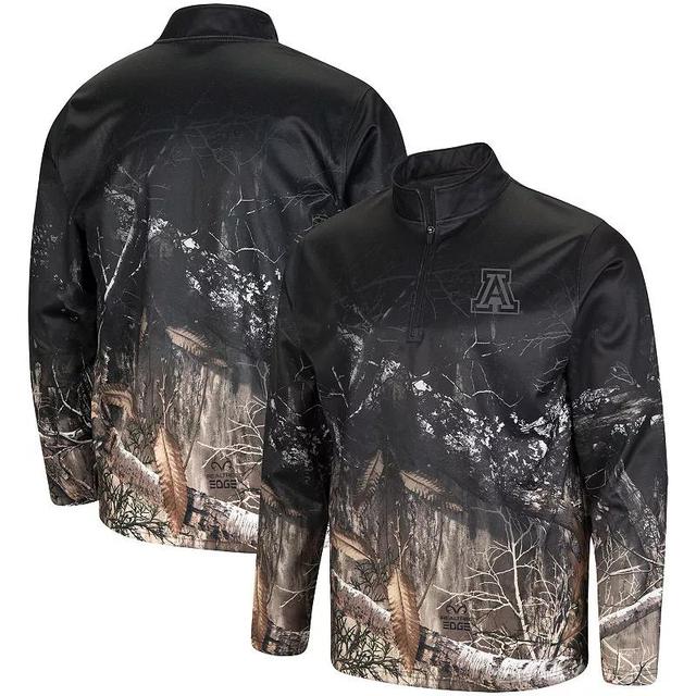 Mens Colosseum /Realtree Camo Arizona Wildcats Quarter-Zip Jacket Product Image