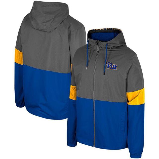 Mens Colosseum Charcoal Pitt Panthers Miles Full-Zip Jacket Product Image