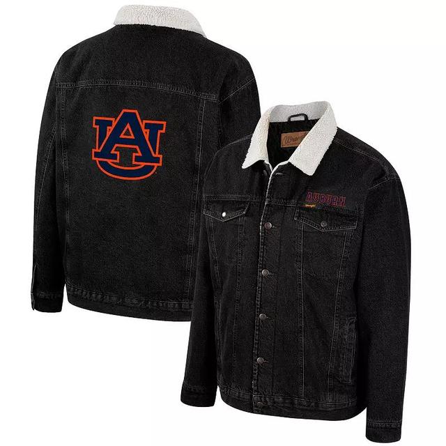 Mens Colosseum x Wrangler Charcoal Alabama Crimson Tide Western Button-Up Denim Jacket Product Image