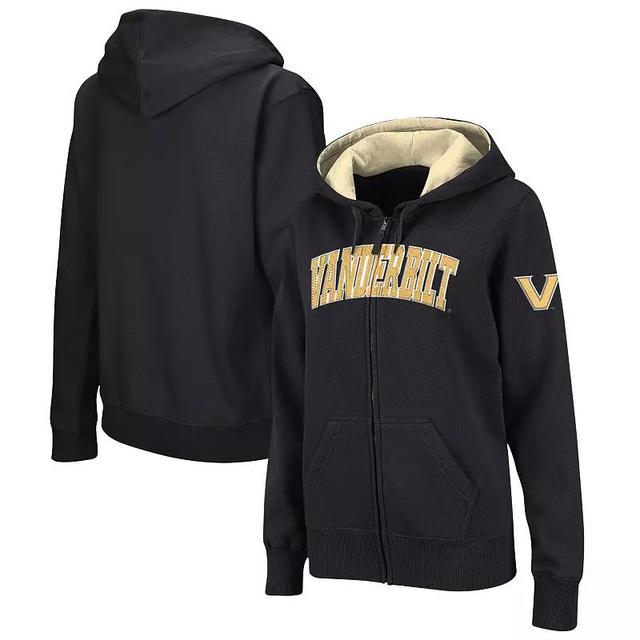 Womens Colosseum Vanderbilt Commodores Arched Name Full-Zip Hoodie Product Image