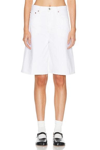 AGOLDE Nolan Short In Milkshake White Product Image