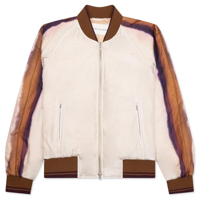 Bomber Jacket - Ecru Beige Male Product Image