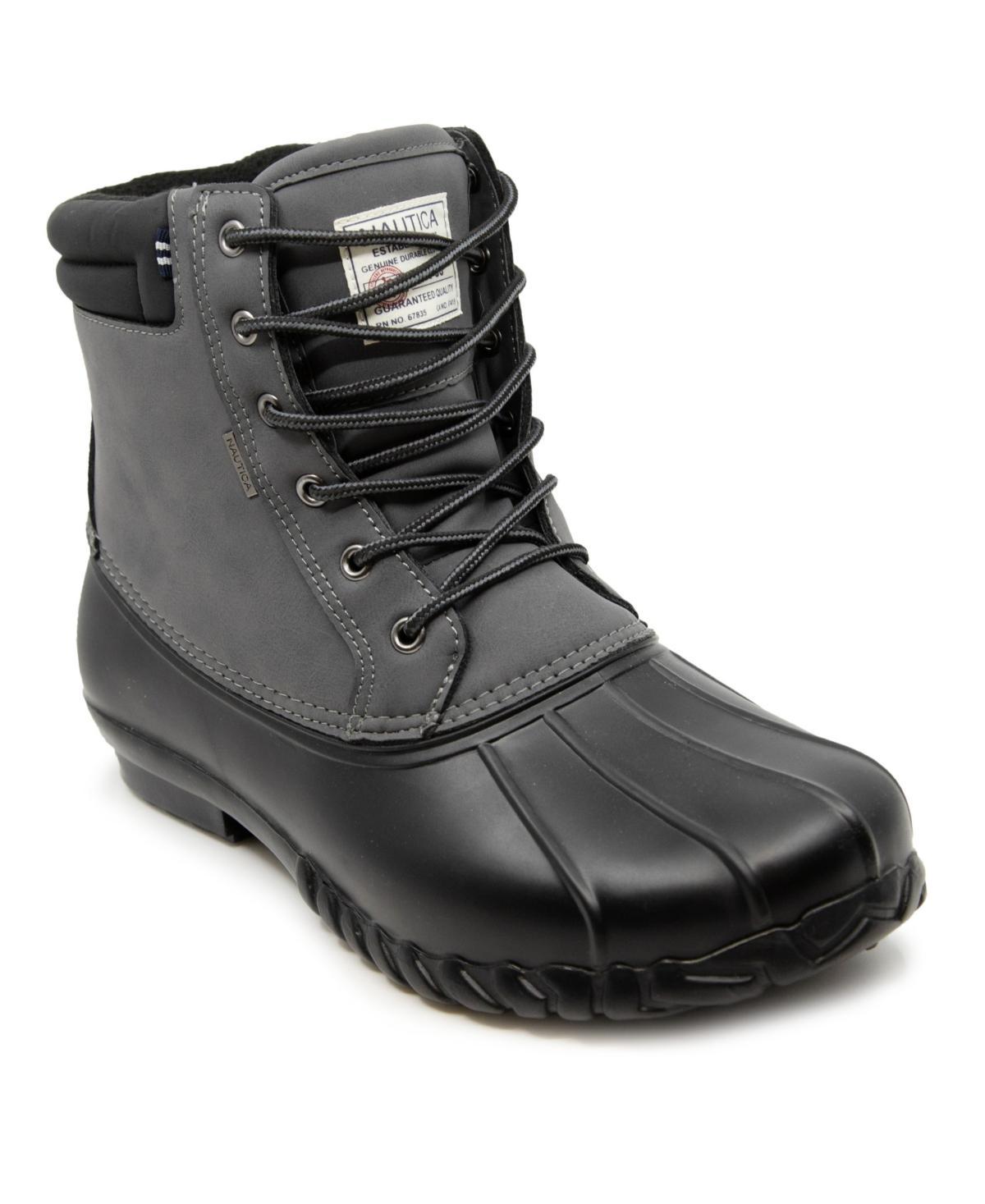 Nautica Mens Channing Cold Weather Boots - Charcoal Product Image