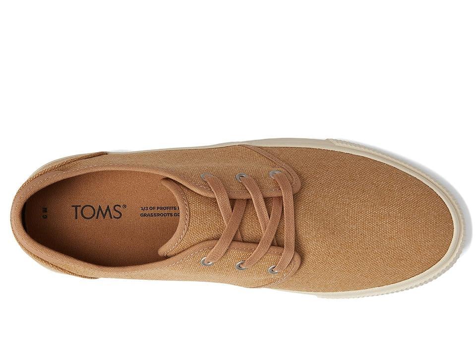 TOMS Carlo (Doe Washed Recycled Cotton Canvas) Men's Lace up casual Shoes Product Image