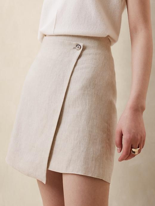 Lina Linen Mini Skirt product image