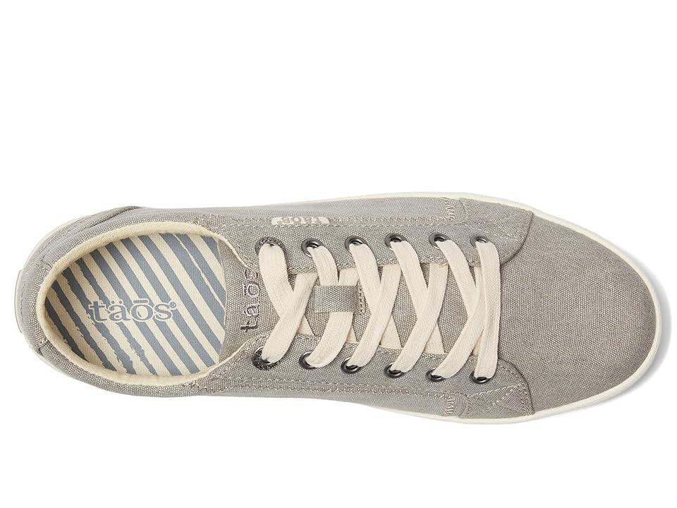 Taos Footwear Star (Grey Wash Canvas) Women's Lace up casual Shoes Product Image